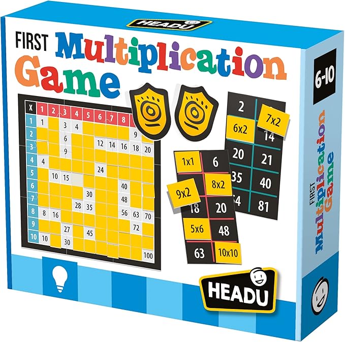 First Multiplication Game - Ages 6-10 - Learning Multiplication Table, 4th Grade Math Games for Kids 8-12, Math Multiplication Games for 3rd Grade, Memorize Multiplication Tables for Kids