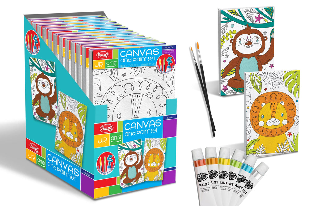 Canvas & Paint Set