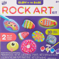 Glow in The Dark Rock Art Kit, Standard, Multiple