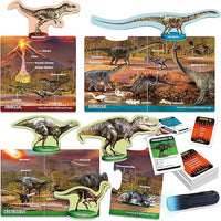 Dinosaurs Under X-Ray - Kids Learning Toys Ages 6-10, Educational Games for 6 7 8 9 10 Year Old Boys Girls, Stem Toys, Xray Dinosaur Puzzles, 1st Grade Learning Activities, Teaching Games
