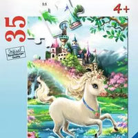 Children’s Jigsaw Puzzle Unicorn Castle - 35 Pieces Puzzle