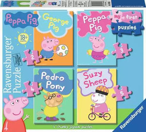 Children’s Puzzle Peppa Pig My First Puzzles - 2 + 3 + 4 + 5 Pieces Puzzle