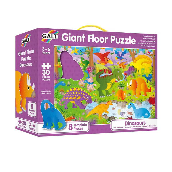 Dinosaurs Floor Puzzle - 30pc: Large Educational Paperboard Animal Theme for Kids