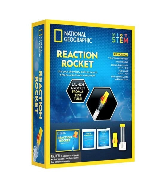 NATIONAL GEOGRAPHIC | Reaction Rocket| STEM Science Educational Toys For Boys Girls Kid