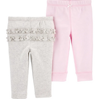 Infant Girl's 2-Pack Ruffle Pants