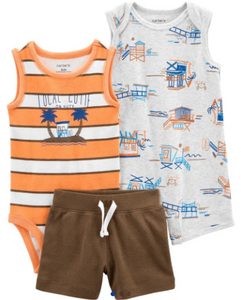 Infant Kids' 3-Pack Bodysuits & Shorts