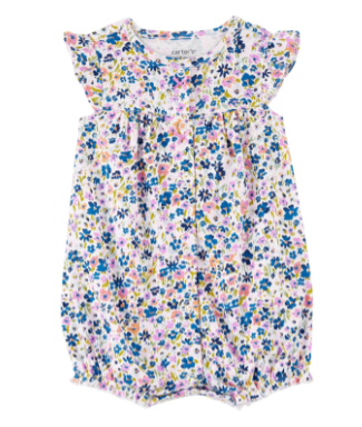 Baby 1-Piece Floral Romper