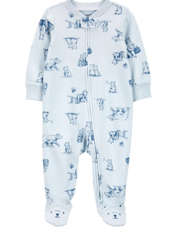 Infant Boys Bear Print Sleep N Play