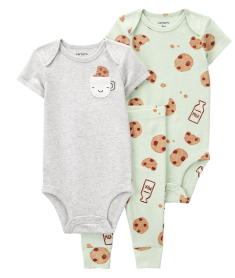 Infant Girls 3-Piece Pajama Set