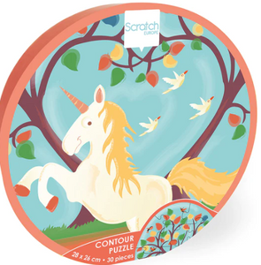 Contour Puzzle - Unicorn