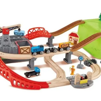 Hape Railway Construction Kit Set 50 Pieces