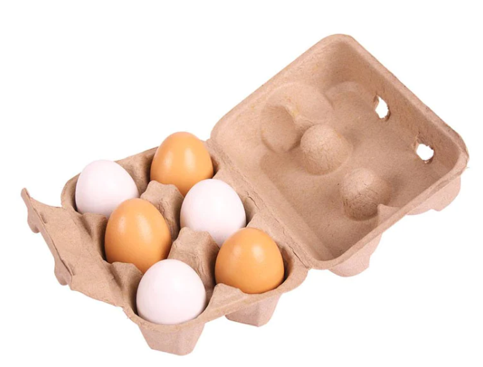 Six Eggs in Carton