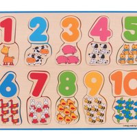 Number and Colour Matching Puzzle