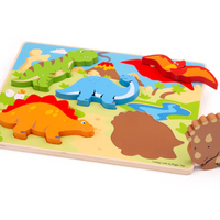 Chunky Lift Out Dinosaurs Puzzle