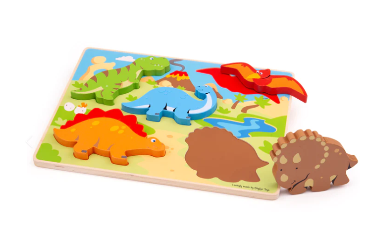 Chunky Lift Out Dinosaurs Puzzle