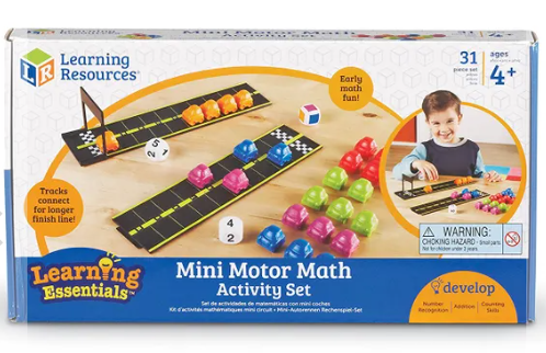 Mini Motor Math Activity Set