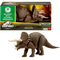 Jurassic World Triceratops Dinosaur Toy, Habitat Defender Figure