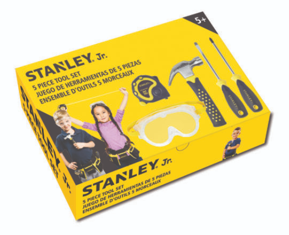 5 PC Toolset Stanley Jr.