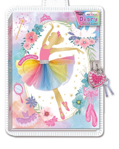 Ballerina Diary with Lock & Keys