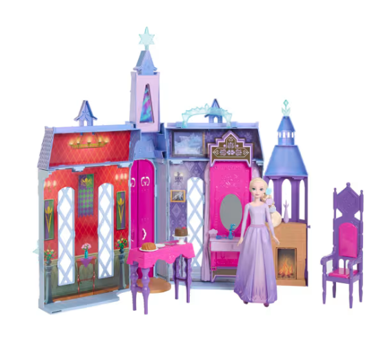 Disney Frozen Arendelle Castle With Elsa Doll