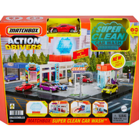 Matchbox Cars Playsets, Super Clean Carwash With 1 Matchbox Car