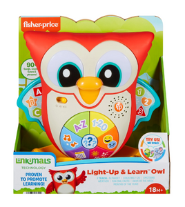 Fisher-Price Linkimals Light-Up & Learn Owl Interactive Musical Learning Toy For Toddlers