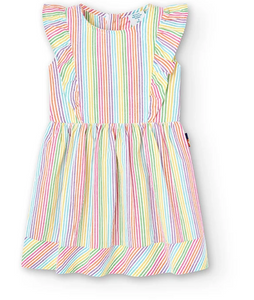 Girl's printed poplin dress