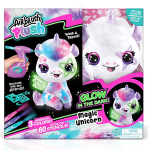 Style 4 Ever Airbrush Plush Glow in the Dark Unicorn