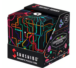 Shashibo Meow Wolf Q Dot Map Magnetic Puzzle Cube