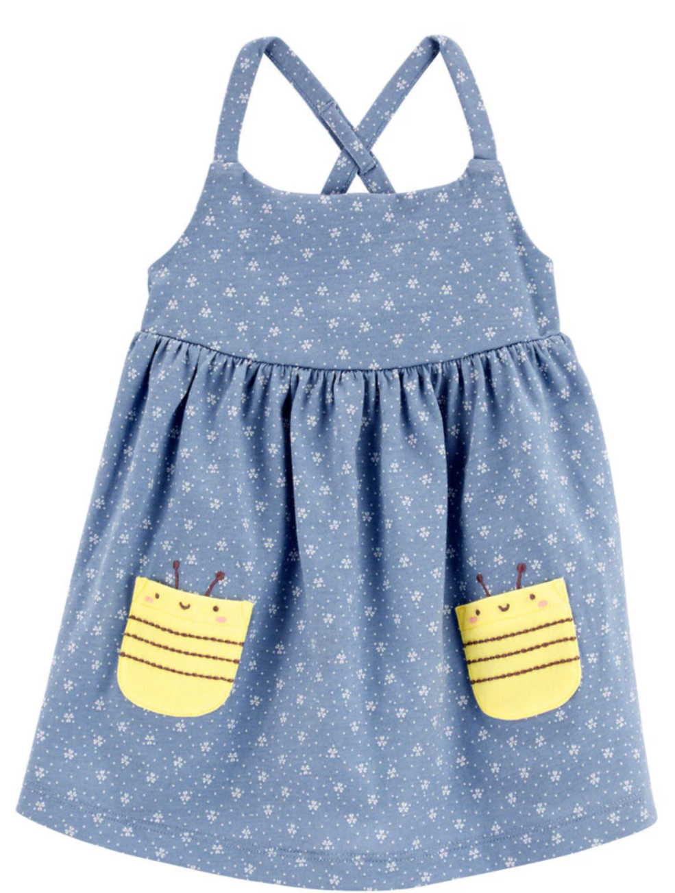 Baby Girls' Polka Dot Bee Sleeveless Dress 1R257510