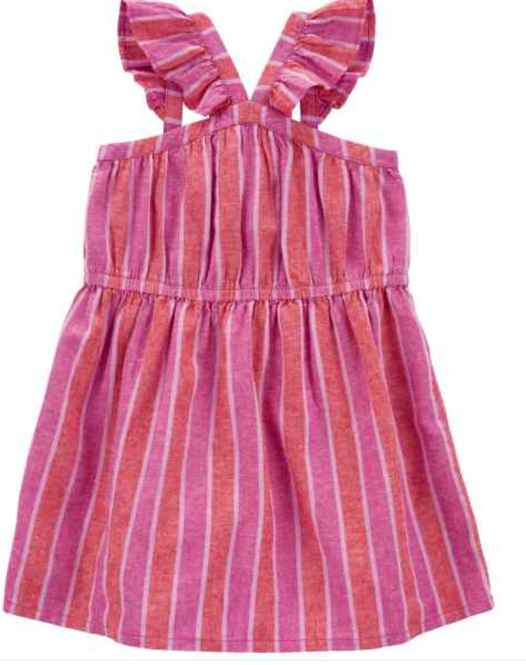 Striped LENZING ECOVERO Dress