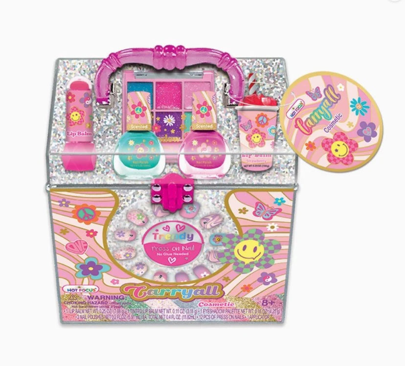 Carry All Cosmetic, Groovy Flower