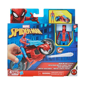 Spider-Man Epic Hero Series Web Blast Cycle with Action Figure