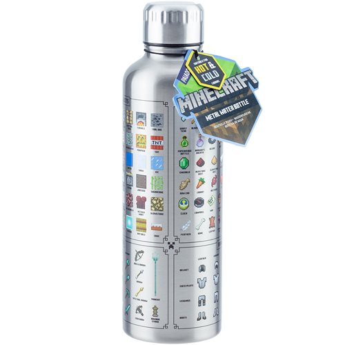 Minecraft 22 oz. Water Bottle and Sticker Set