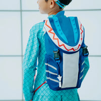 Shark Fin Blue Backpack
