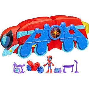 Spider-Man Spidey and His Amazing Friends Spider Crawl-R Mobile Team HQ Playset