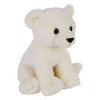 Earthkins Mini Polar Bear Stuffed Animal - 8"