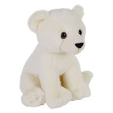 Earthkins Mini Polar Bear Stuffed Animal - 8