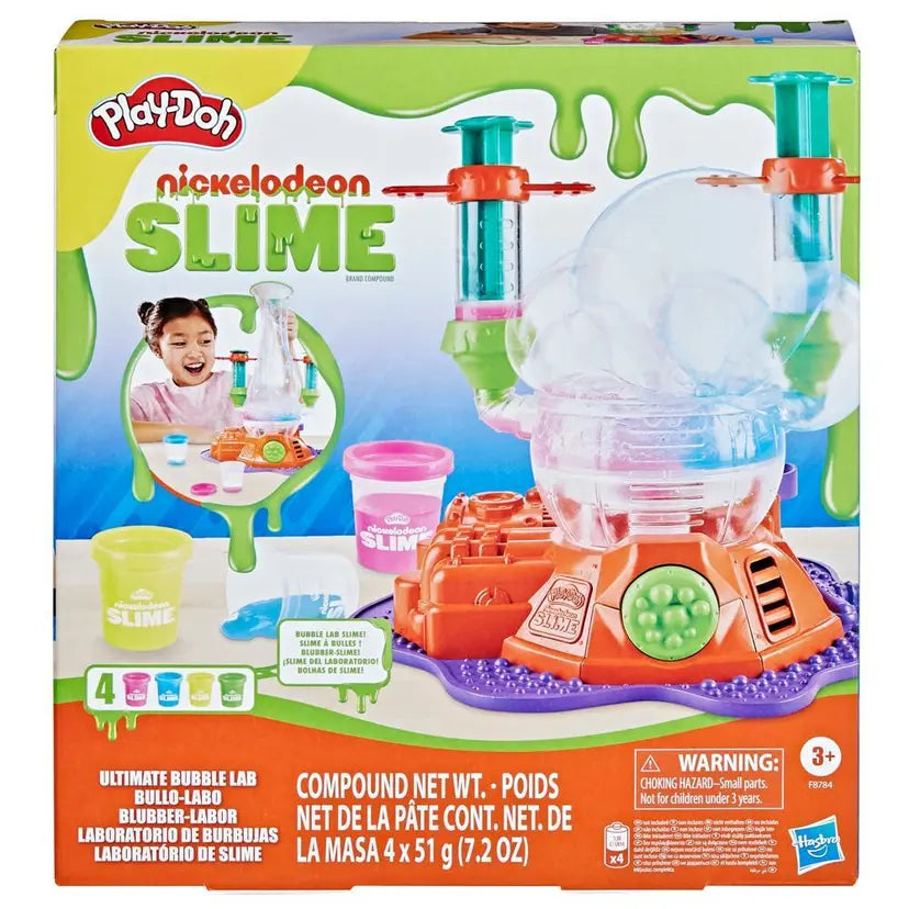 Play-Doh Nickelodeon Slime Brand Compound Ultimate Bubble Lab Arts and Crafts Kit