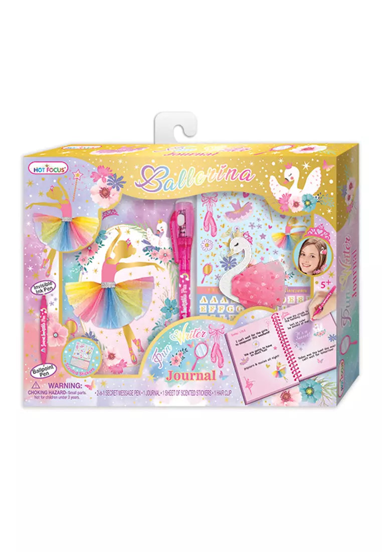 Ballerina Fun Writer Journal Book Set