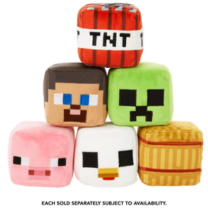 Minecraft Block-Shaped Plush Collection