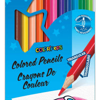 Color’Peps Triangular Colored Pencils x12