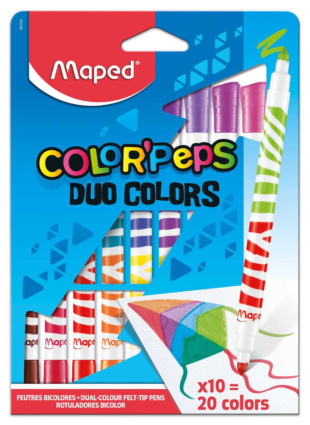 Color’Peps DUO Color Ultrawashable Markers x10