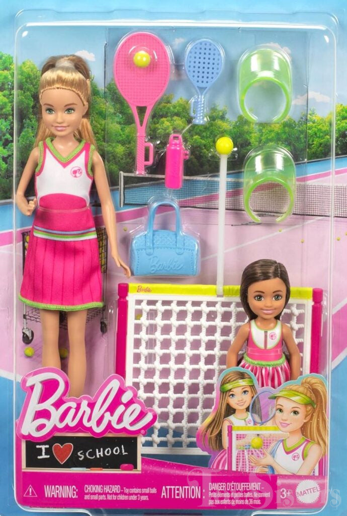 Barbie Tennis Chelsea and Stacie Doll Set