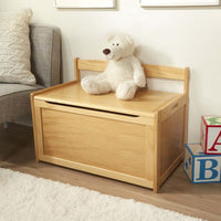 Wooden Toy Chest - Honey
