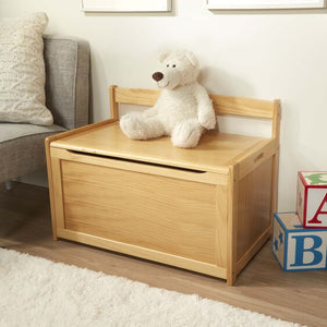 Wooden Toy Chest - Honey