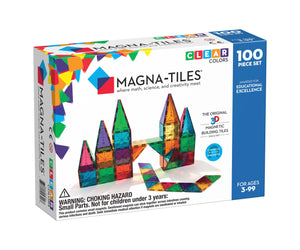 Magna-Tiles® Clear Colors 100-Piece Set