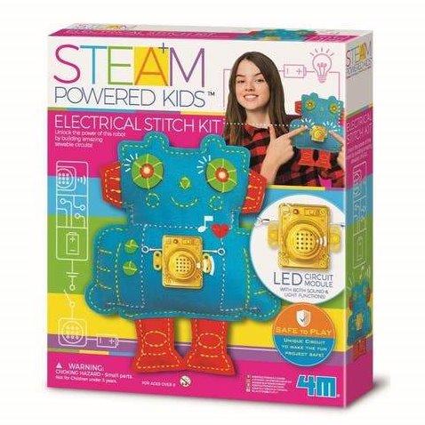 4M STEAM Powered Kids Stitch-a-Circuit Robot Kit