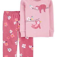 2-Piece Fleece And Snug Fit Pyjama Set