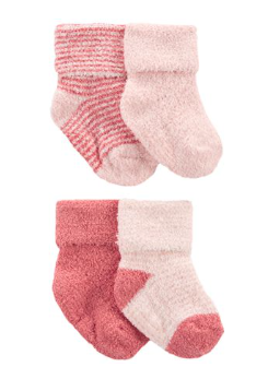 4-Pack Chenille Booties